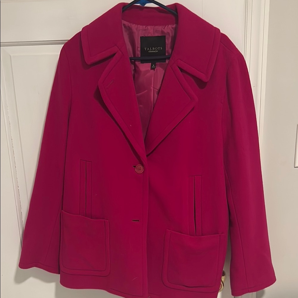 Talbots Pink Coat
